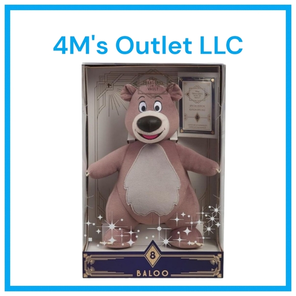 Disney - Treasures of the Disney Vault Baloo Plush - Picture 1 of 2